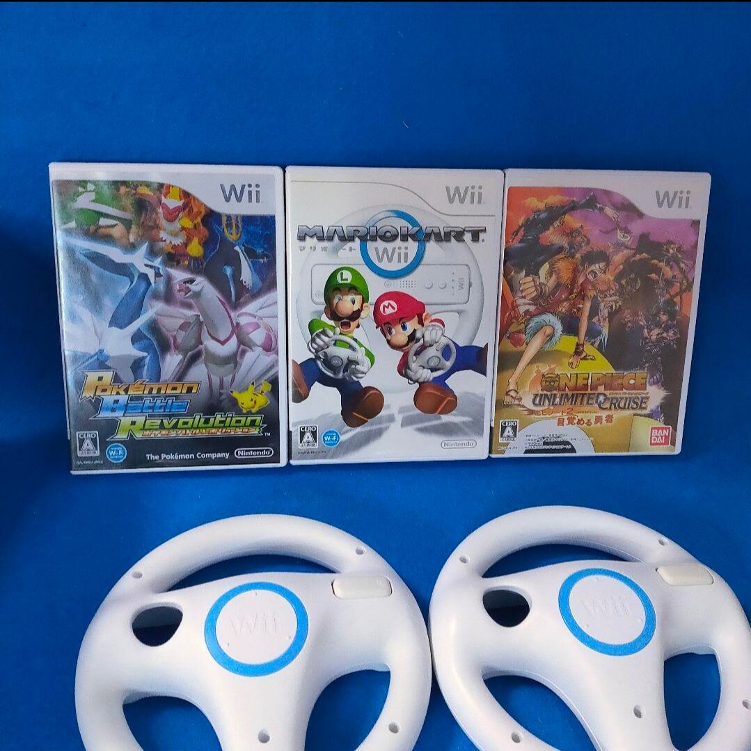 任天堂 マリオカート Wii ポケモンバトルレボリューション ワンピース エピソード2 本体 任天堂 マリオカート Wii ポケモンバトルレボリューション ワンピース エピソード2 本体