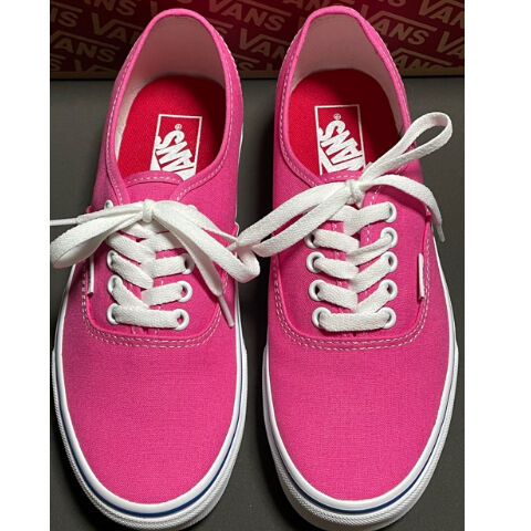 箱付き Vans Authentic スニーカー ピンク Us6 5 24 5cm Ult