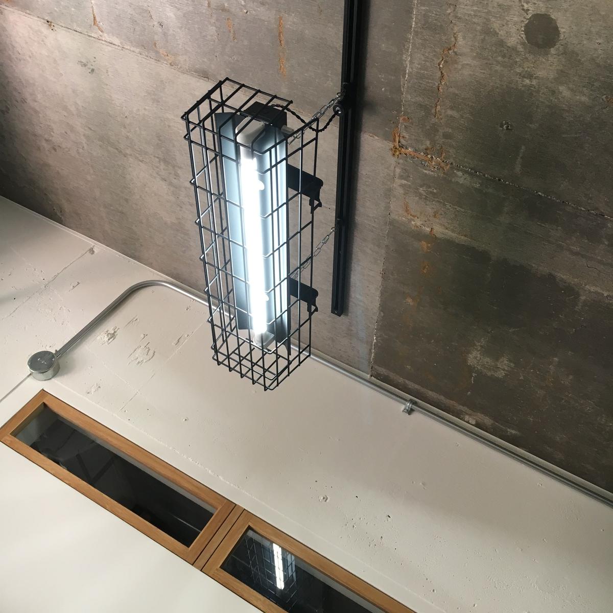 B 1lgk 1灯 Led蛍光灯 ガード付き つや消しブラック ダクトレール用 照明器具