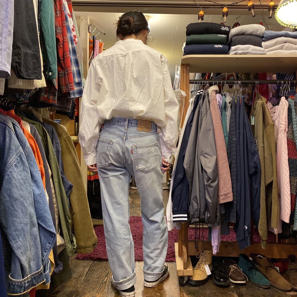 [USED] OLD Levi's 501 made in UK！ garden730