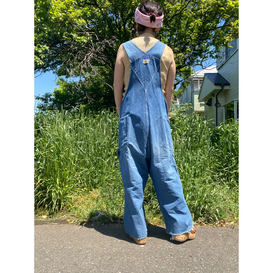[USED] Dickies OVERALL garden730