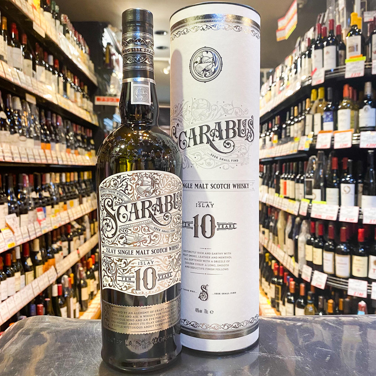 スカラバス10年　アイラシングルモルトスコッチウイスキー［正規］　46度／700ml