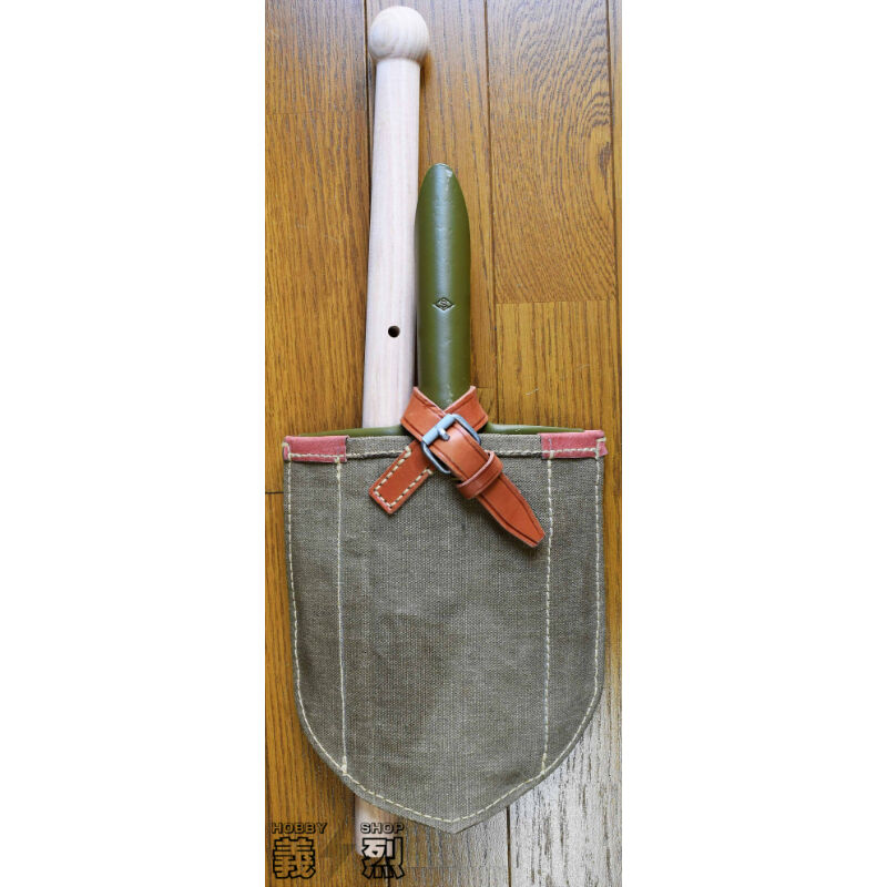 日本軍 携帯円匙カバー＆シャベルのセット前期型 シャベル スコップ（精巧複製品） 日本軍 携帯円匙カバー＆シャベルのセット前期型 シャベル