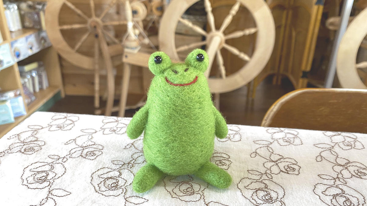 Feltma カエルキット | ノームの糸車 羊毛フェルト店