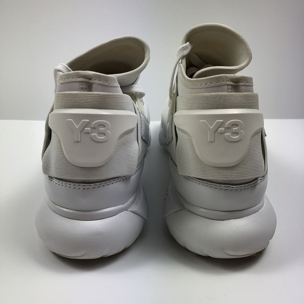 Y-3 adidas QASA HIGH TRIPLE WHITE 26.0cm ãä¸­å¤ã