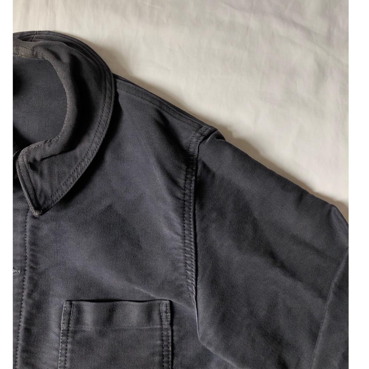 50's Black Moleskin Coverall DIG UPPER