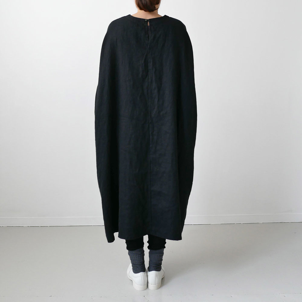 Universal Tissu ユニヴァーサルティシュ Japanリネンギャバbigワンピース