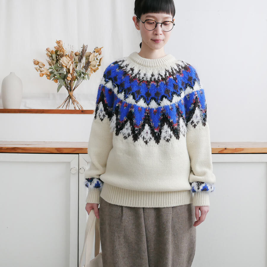 COOHEM| コーヘン | NORDIC KNIT SWEATER｜ノルディック ...