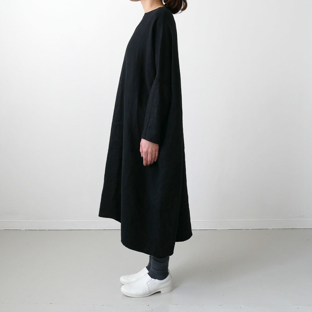 Universal Tissu ユニヴァーサルティシュ Japanリネンギャバbigワンピース