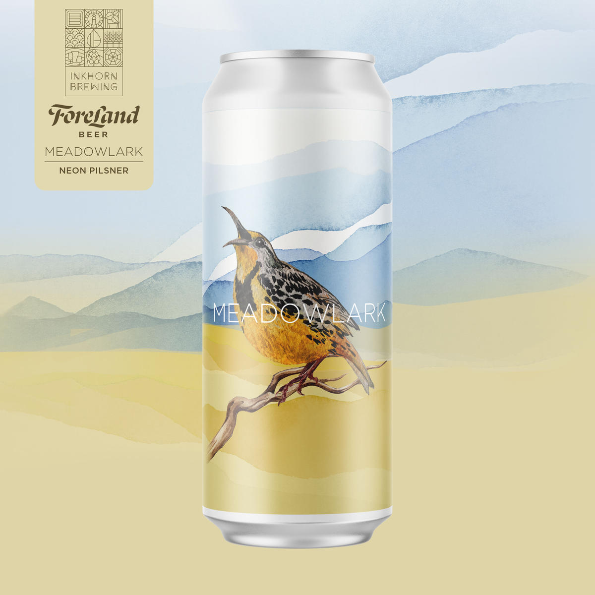 INKHORN BREWING 「Meadowlark ・メドーラーク」 缶 500ml
