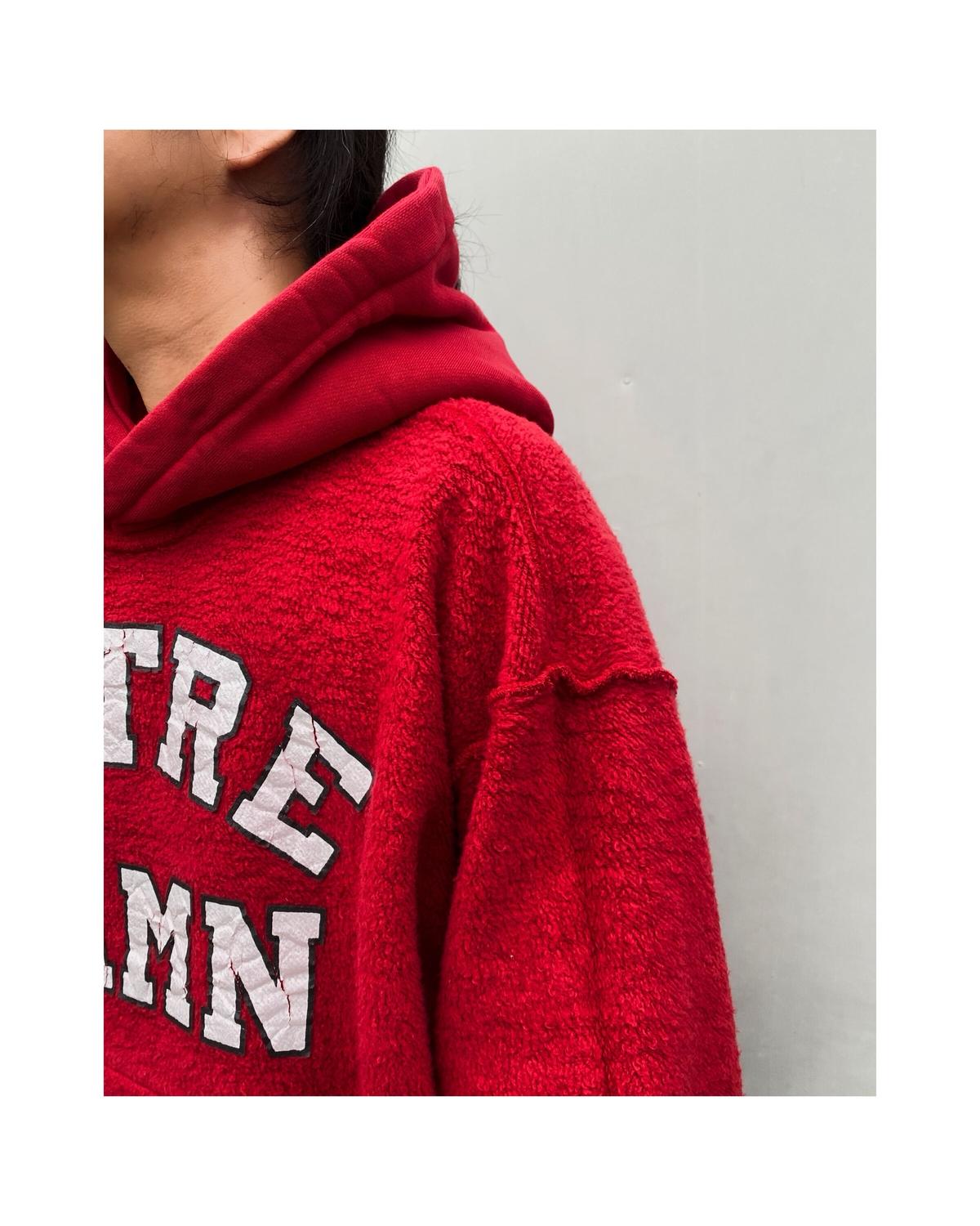 最新な blackweirdos Reversible Sweat Hoodie 赤 パーカー - abacus