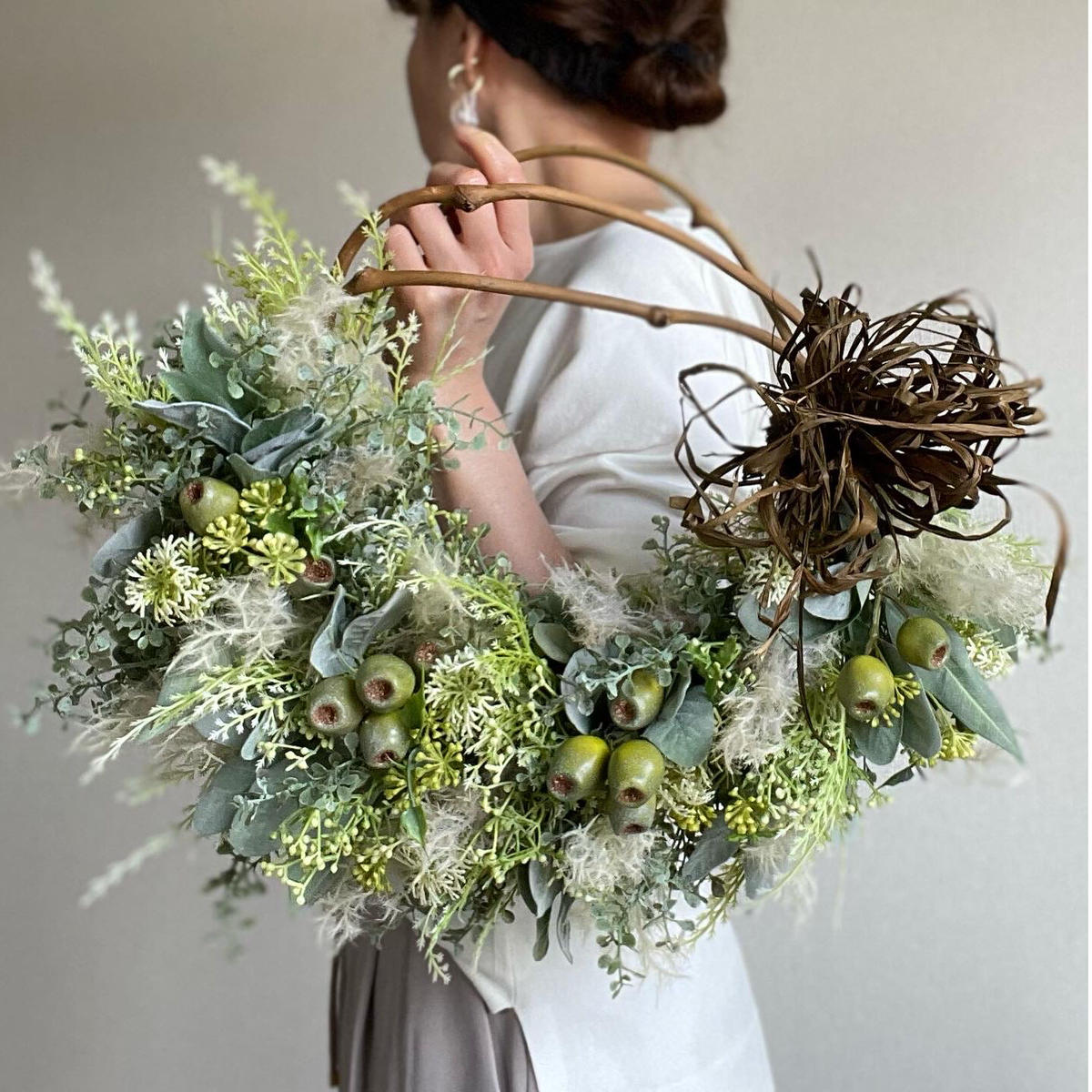 ナチュラルリース　スモークツリー ナチュラルリース スモークツリー 【公式通販】