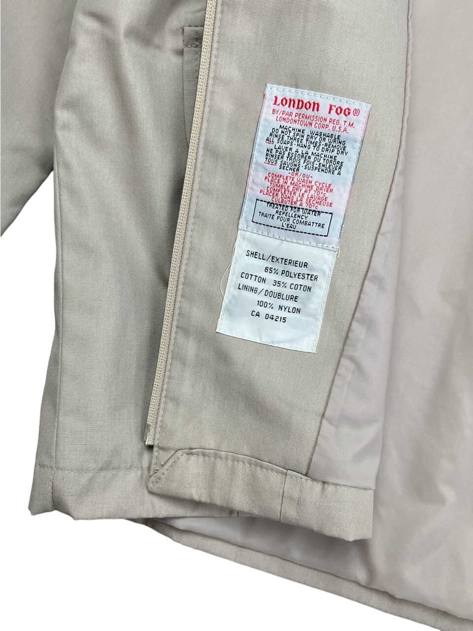 80-90s)London Fog/OLDMAN JACKET | Grew_USED_CL... 80-90s)London Fog/OLDMAN JACKET | Grew_USED_CL...