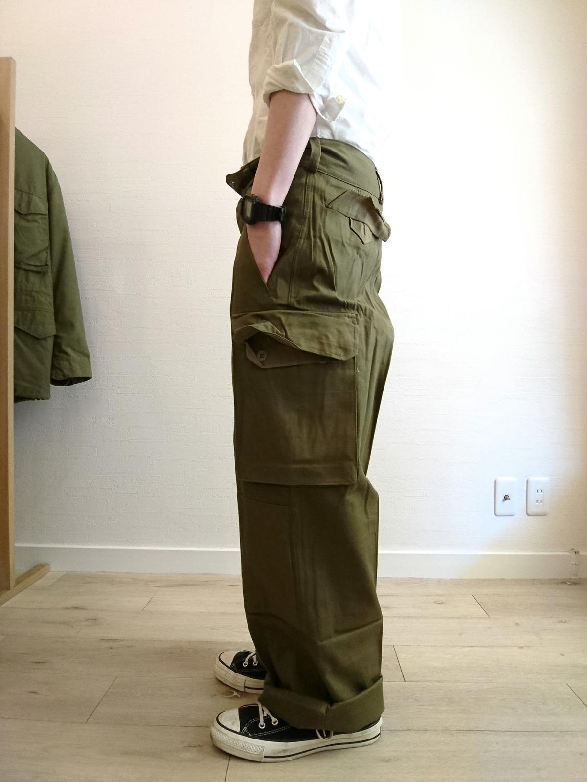 【French Army M-47 Cargo Pants Metal Button DeadStock
