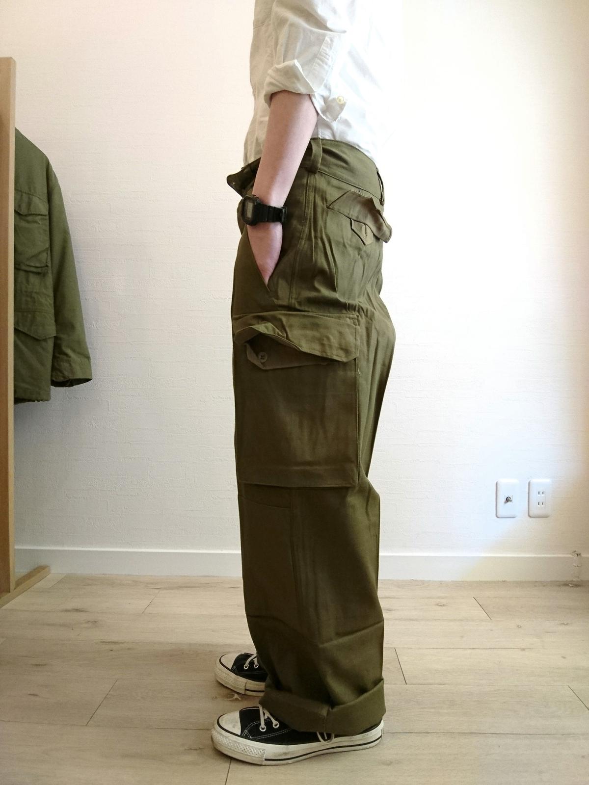 31％割引正規品販売！ DEAD 60's フレンチアーミー m47 m-47 後期 cargo pants カーゴ パンツ French