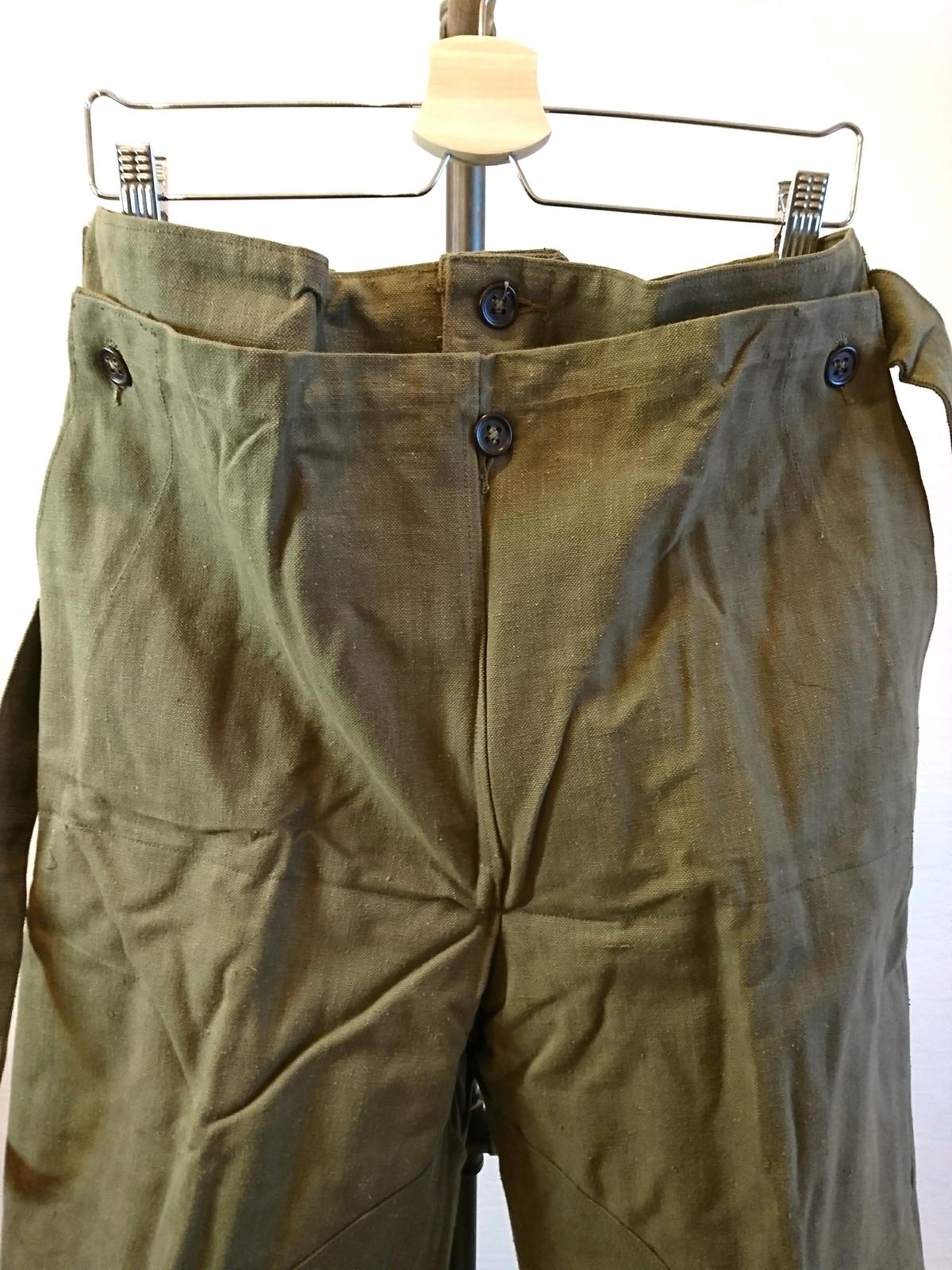 French Army 40's M-38 Motorcycle Pants DeadSto...