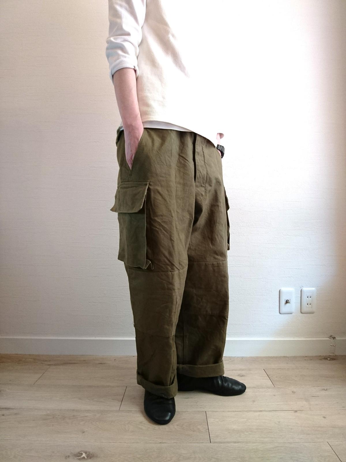 【French Army M-47 Cargo Pants Early Model DeadStock】フランス軍 M-47 カーゴパンツ 前期型 DeadStock 【French Army M-47 Cargo Pants Early Model DeadStock】フランス軍 M-47 カーゴパンツ 前期型 DeadStock