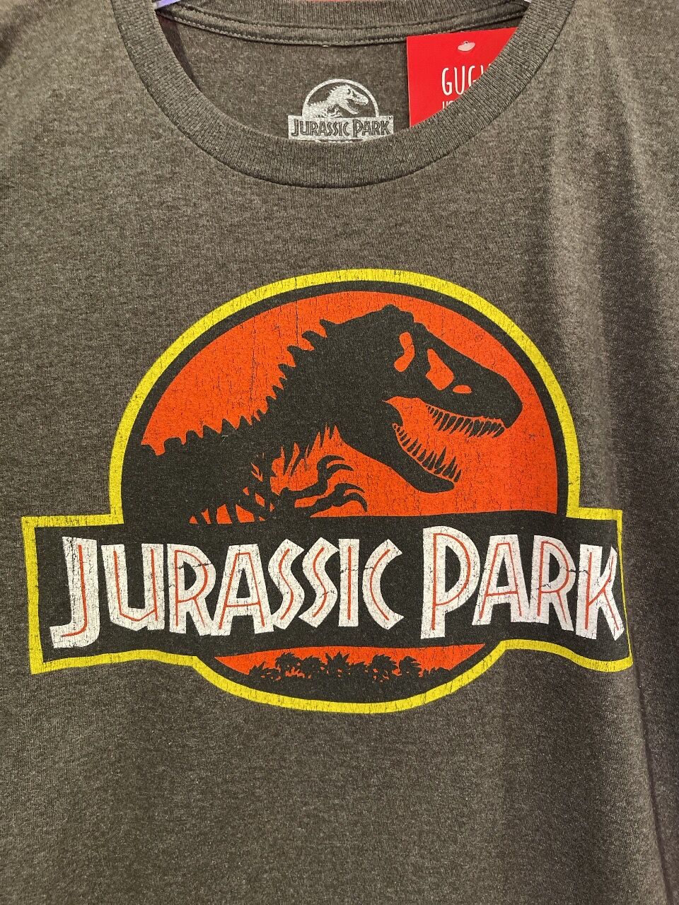 90s ジュラシックパーク Tシャツ 映画 ☆ 黒 ブラック 90年代 Lサイズ