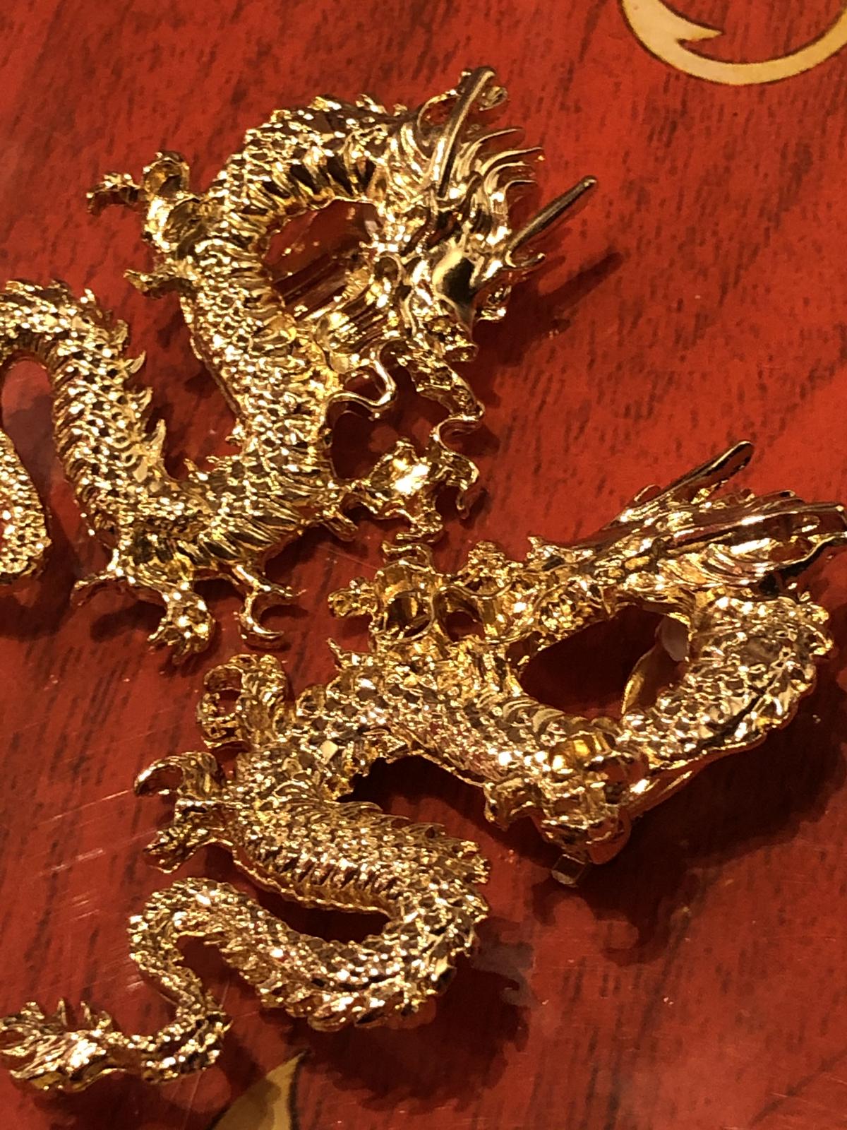 Big ドラゴン ピアス イヤリング 龍 Tb 0629 42 Gugu