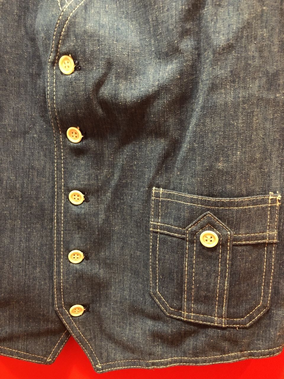 USED 古着】70's Lee デニムベスト 1482901252-4 | GUGU