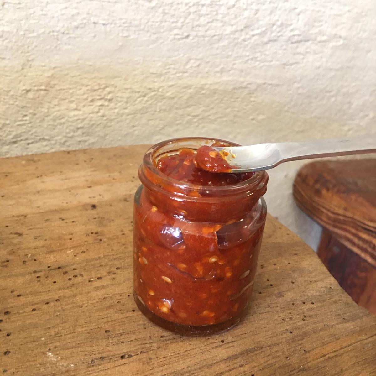 島唐辛子ペースト 麺と雑貨とかき氷 ぐるぐるめんや