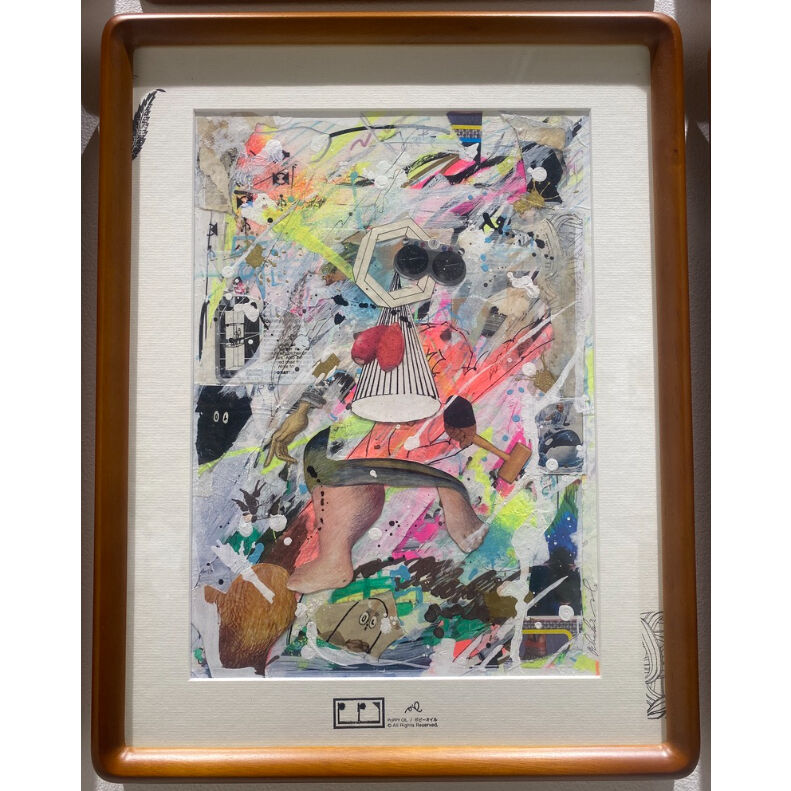 oilworks POPY OIL キャンバス アート POPY OIL / Tora Scroll [CANVAS / F3号] – OILWORKS STORE