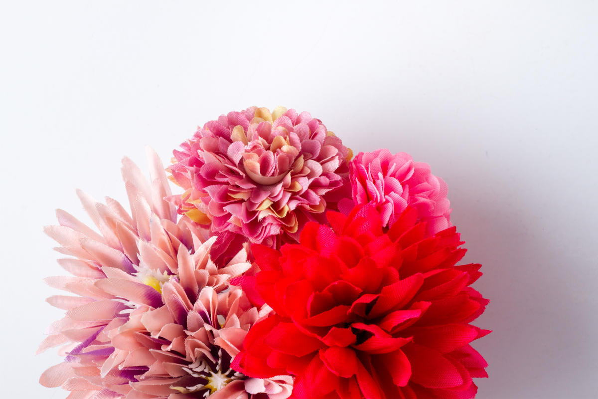 Ha 0450 成人式 卒業式 お花 髪飾り 和風オリジナル髪飾り 紫 ピンク ダブルデザイン