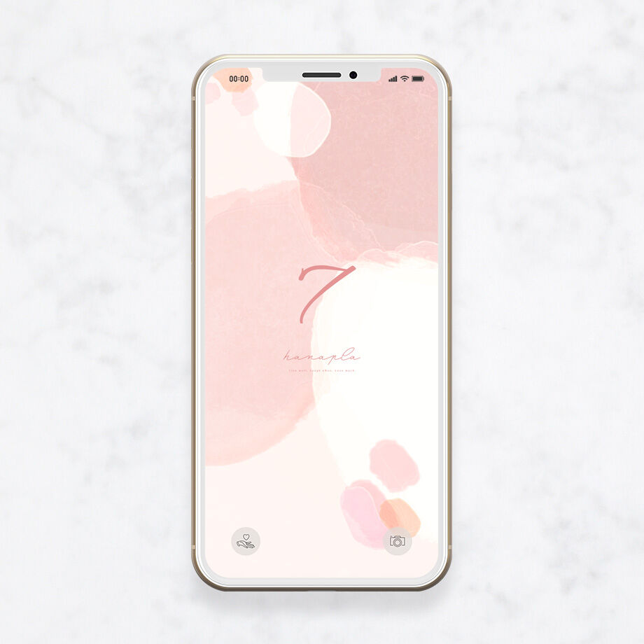 最強ラッキーナンバー 数字7くすみピンクの待ち受け おしゃれ待ち受け画面のハナプラ スマ 最強ラッキーナンバー 数字7くすみピンクの待ち受け おしゃれ待ち受け画面のハナプラ スマ