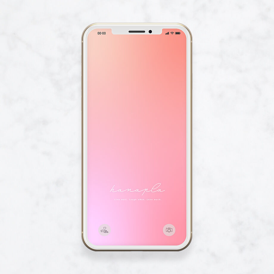 華やかグラデーション シンプルおしゃれ 恋愛運に効果的なピンクの可愛い壁紙 Iphone A