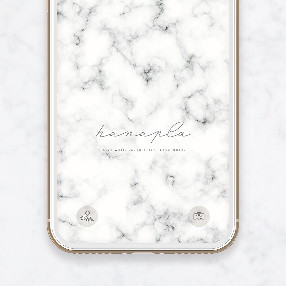 大理石風 マーブル模様がおしゃれ スマホ壁紙 Hanapla おしゃれ待ち受け画面のハ