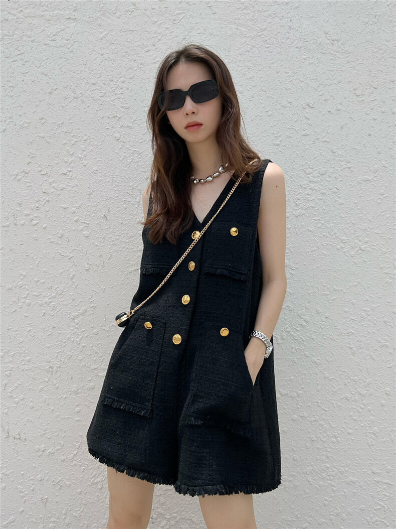 ツイードロンパース | HANNA CLOSET