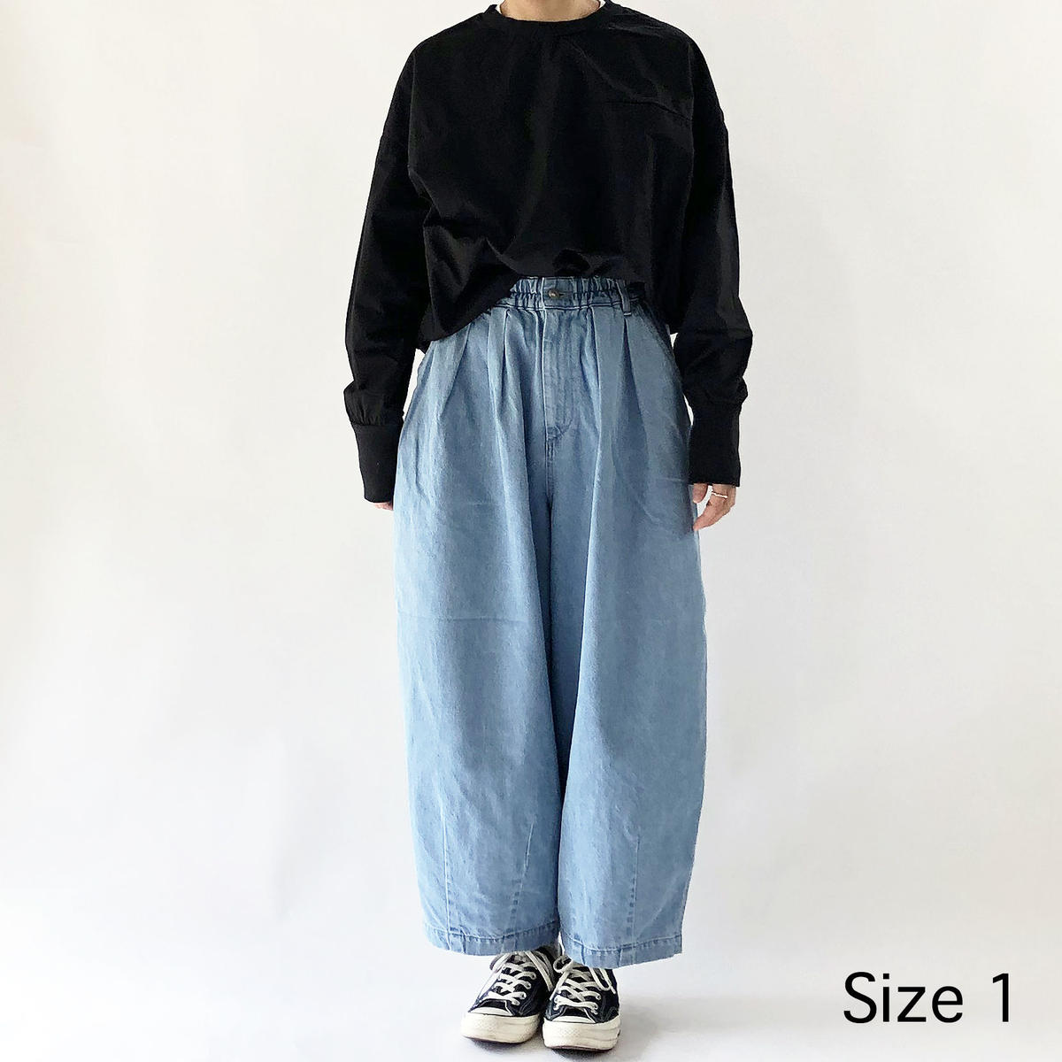 DENIM CIRCUS PANTS デニムサーカスパンツ / ライトブルー A11801 -...