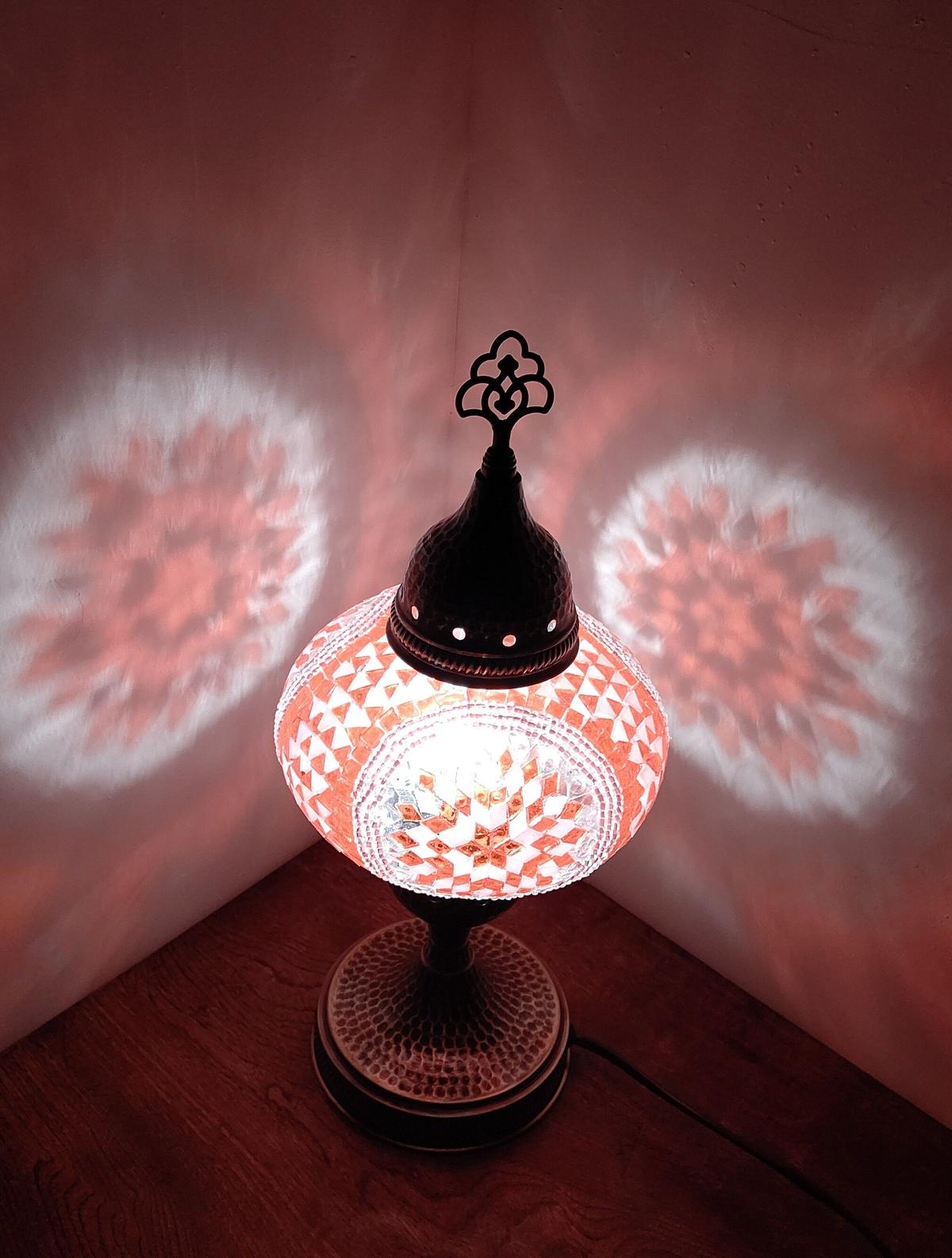 トルコ製ハンドメイド　モザイクランプ トルコ製ハンドメイド モザイクランプ 【公式通販】