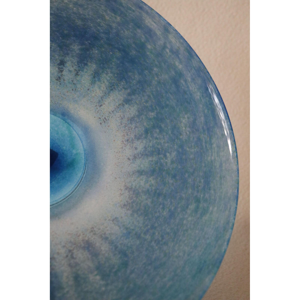 橋村野美知 街カップ 青 ブルー 作家 グラス Mellow Glass