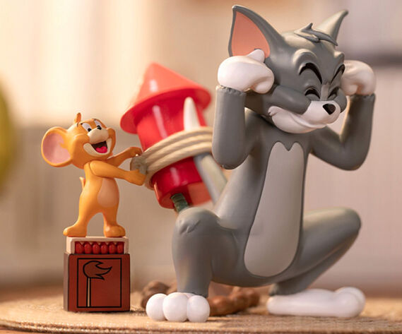 nyako　トムとジェリー ジェリー シークレット WB100TH Tom and Jerry in Costume Vin-Blop Blindbox ワーナー