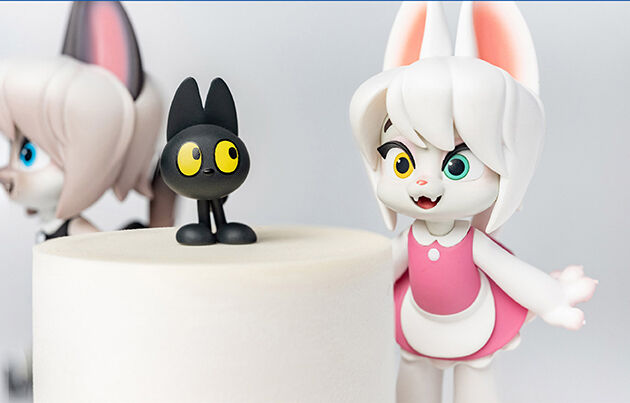 BEEMAI 空想造物 メイドキャット 10個ボックスPVC製 フィギュア