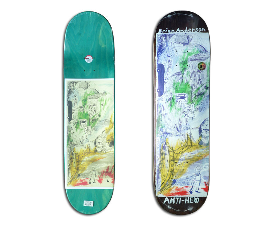 Anti Hero Brian Anderson Sf Then And Now Deck