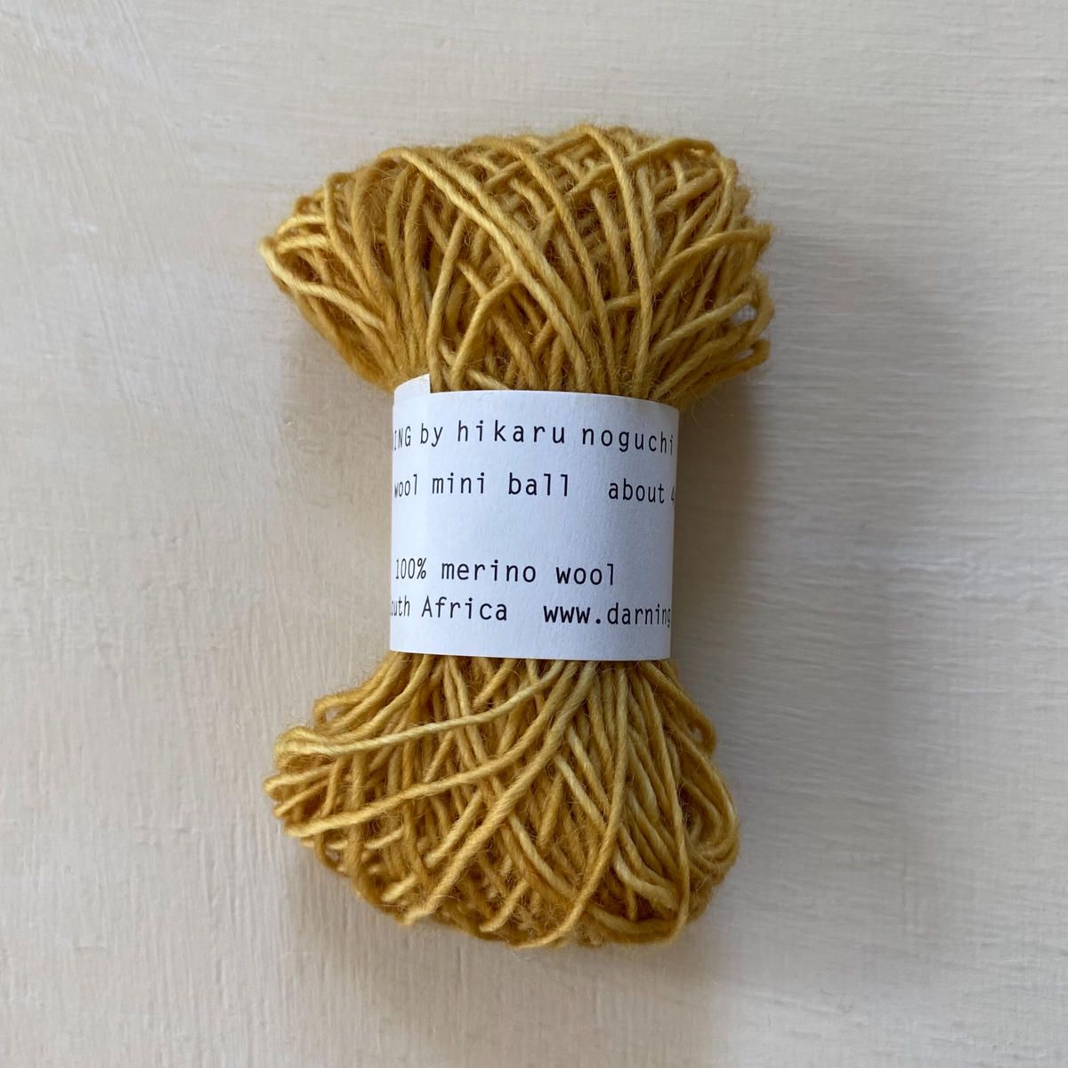 トラディショナルウェザーウエア メリーウール糸 マスタード色 黄色