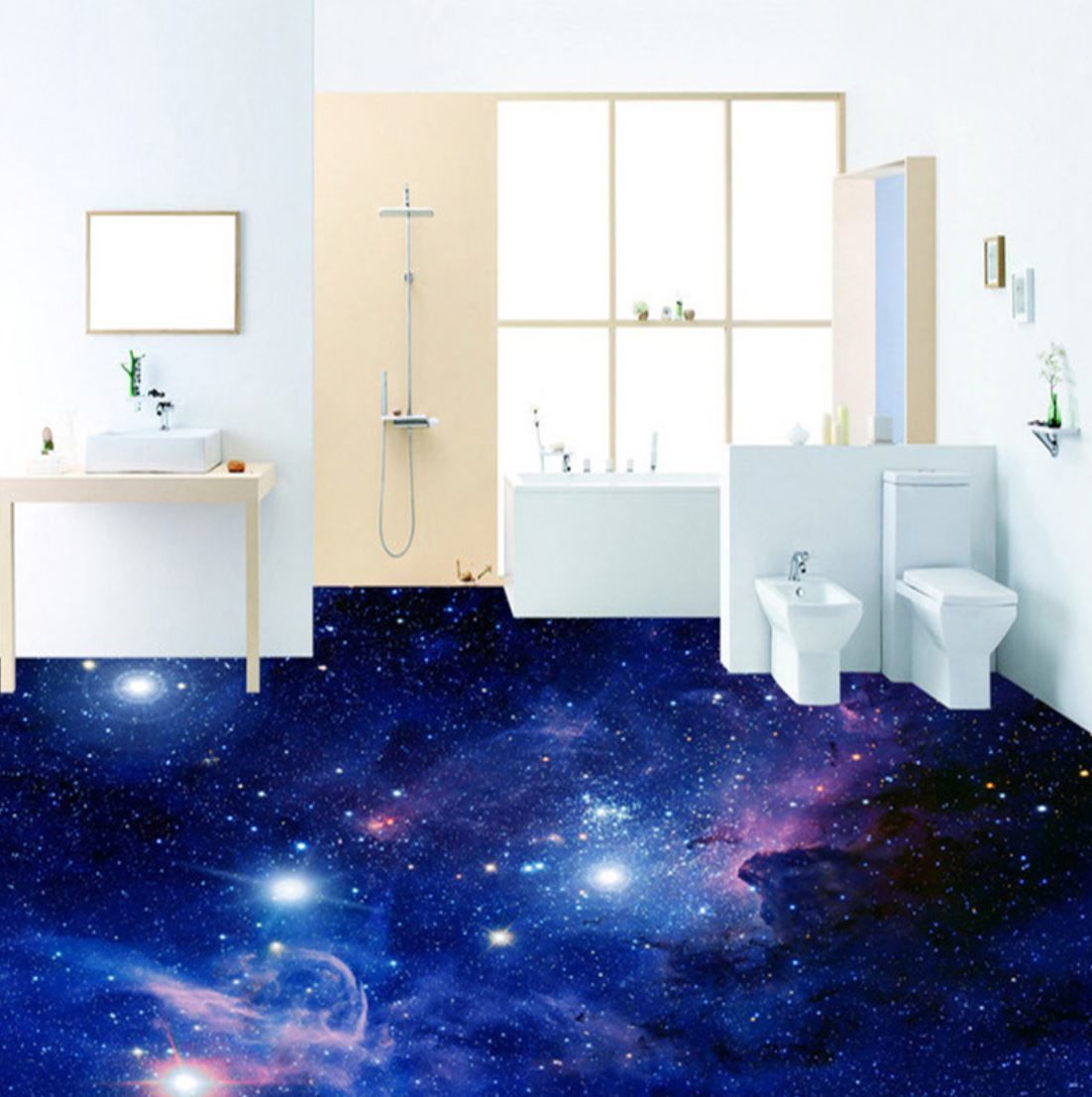 ３d 壁紙 1ピース 1 夜空 星 天井 防カビ 耐水 おしゃれ クロス インテリア 装飾