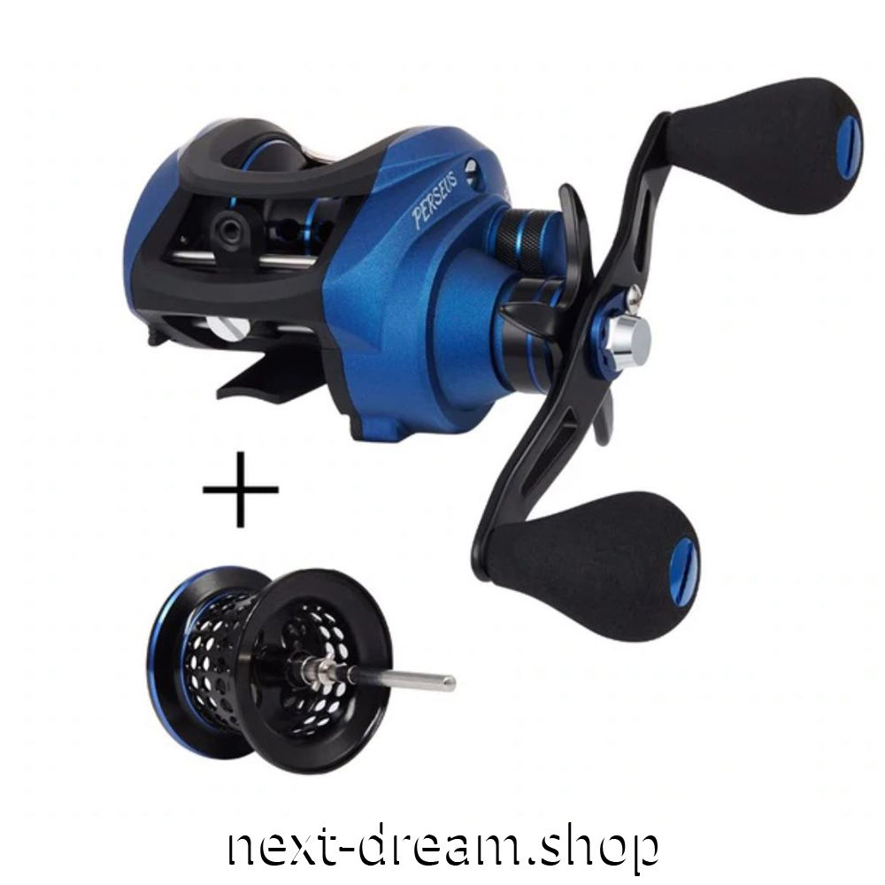 新品 ベイトリール 釣り道具 お洒落 フィッシング 磁気 遠心ブレーキ 黒 青 右利き 左利き