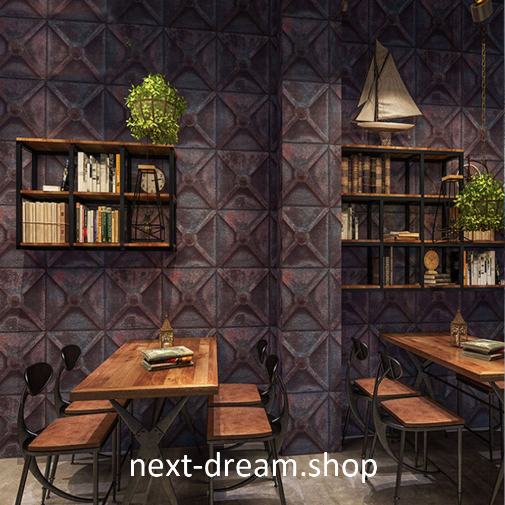 ３d 壁紙 53 1000 レトロ インダストリアル調 Pvc 防水 カビ対策 おしゃれクロ