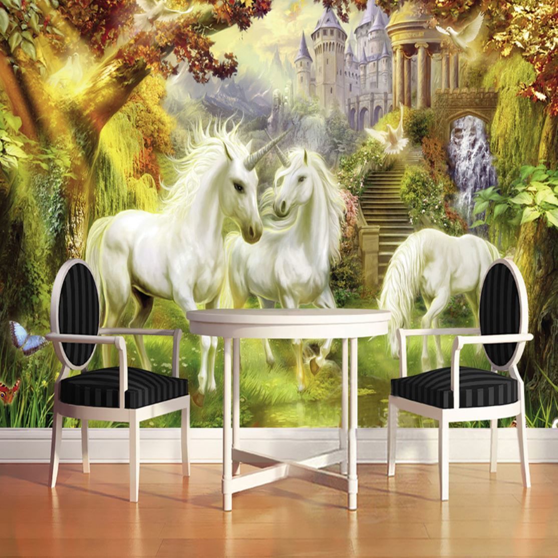 3d 壁紙 1ピース 1 絵画デザイン ユニコーン お城 ヨーロッパ インテリア 装飾 寝室 3d 壁紙 1ピース 1 絵画デザイン ユニコーン お城 ヨーロッパ インテリア 装飾 寝室