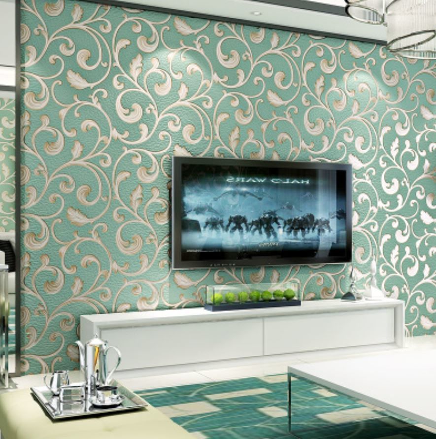 ３d 壁紙 50 1000 北欧 ヨーロッパデザイン ダマスク 防水 防音 おしゃれ クロス