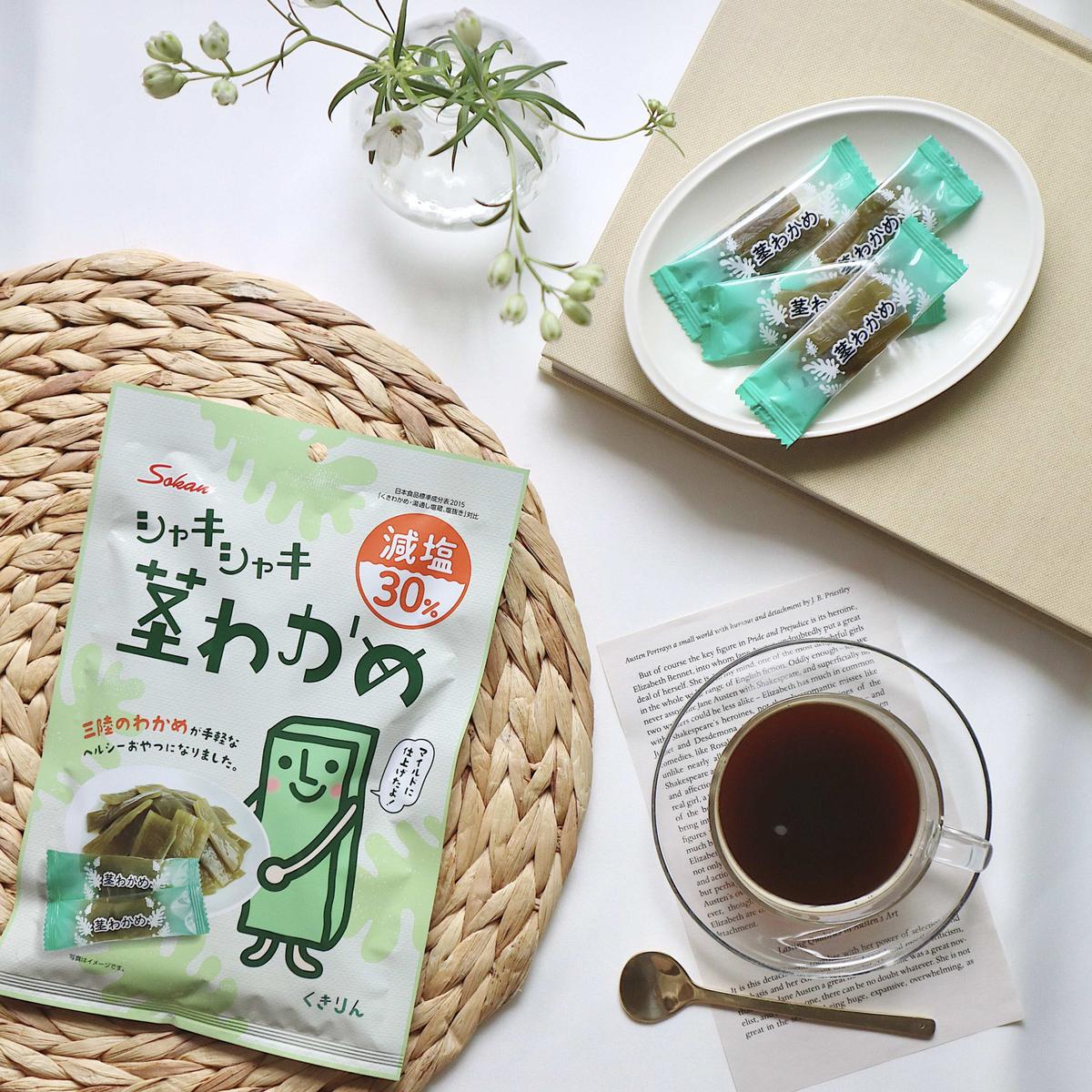 壮関 減塩茎わかめ 100g 72袋 ブングショップ
