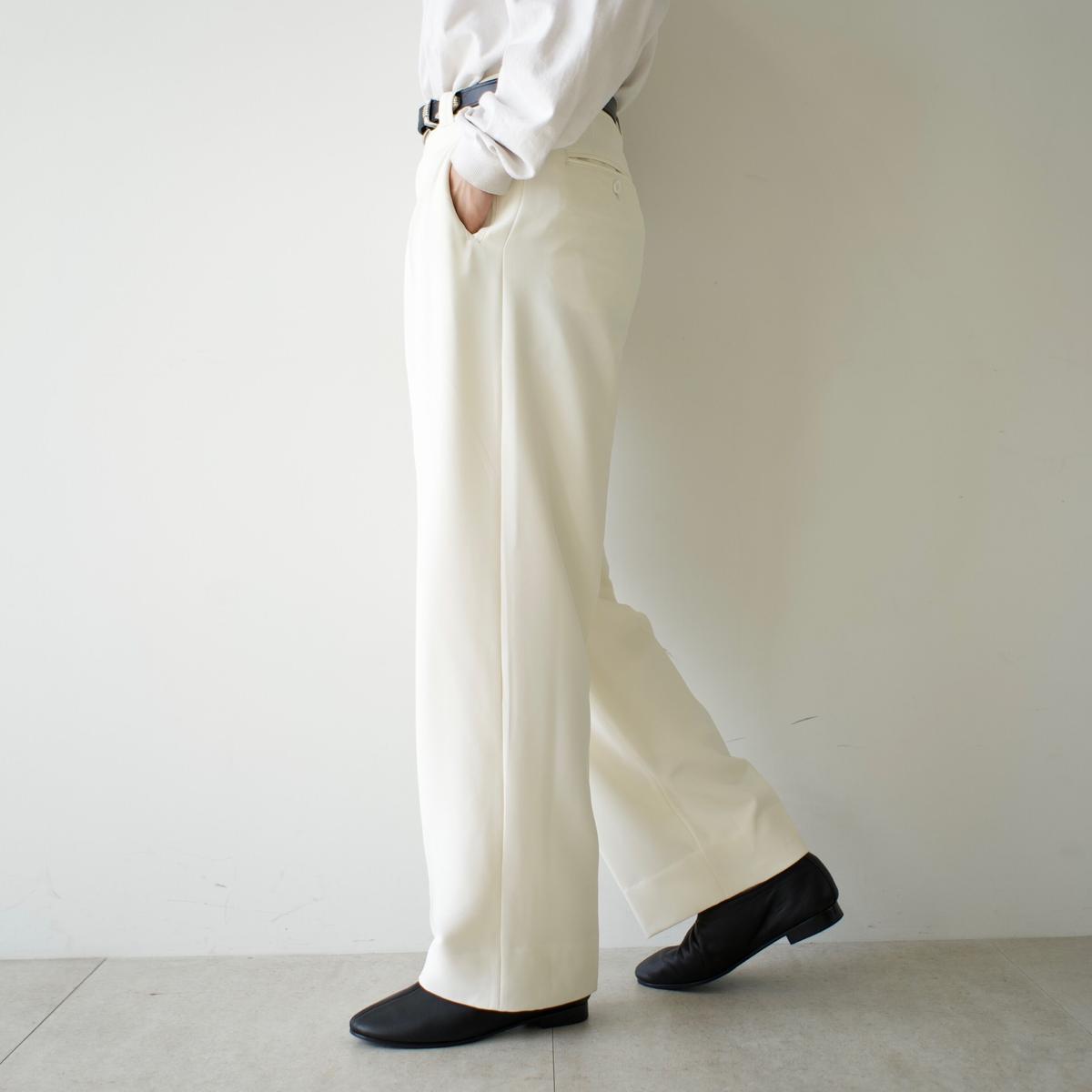 オイルペイント precme. Flare slacks(off white) | kinderpartys.at