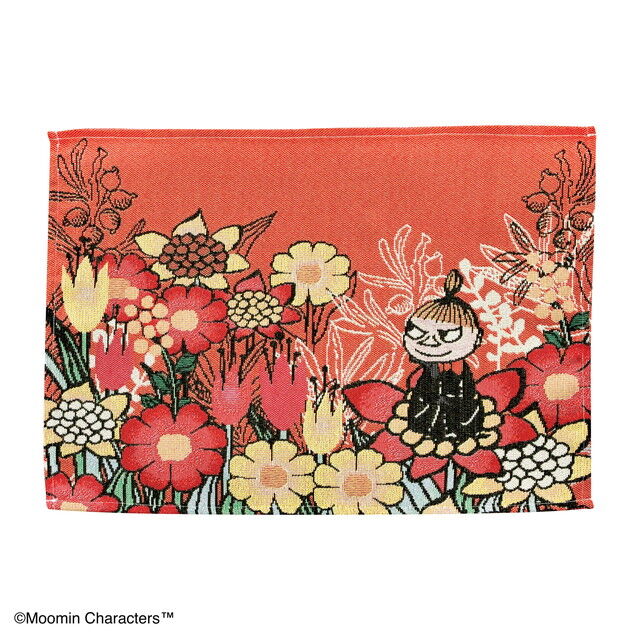 Moomin ムーミン リトルミィ 花と一緒に ランチョンマット ゴブラン織り アニメグッ