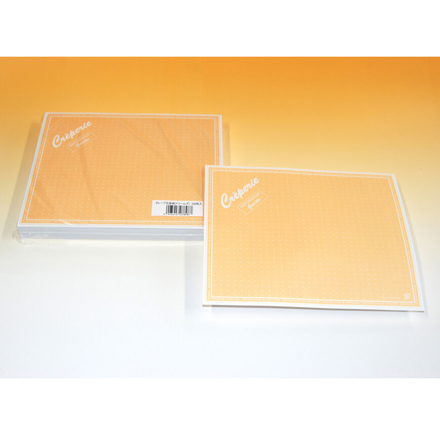 クレープ包装紙 四角 ドリームズ オレンジ | 包装市場 ストアーズ