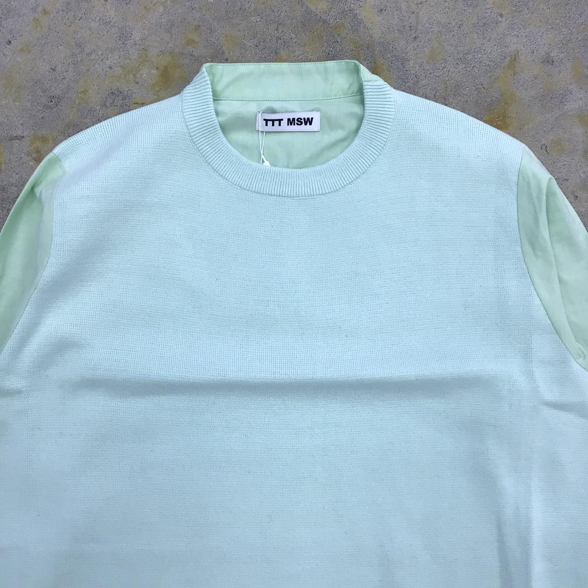 TTT MSW | Knit docking shirt | mint