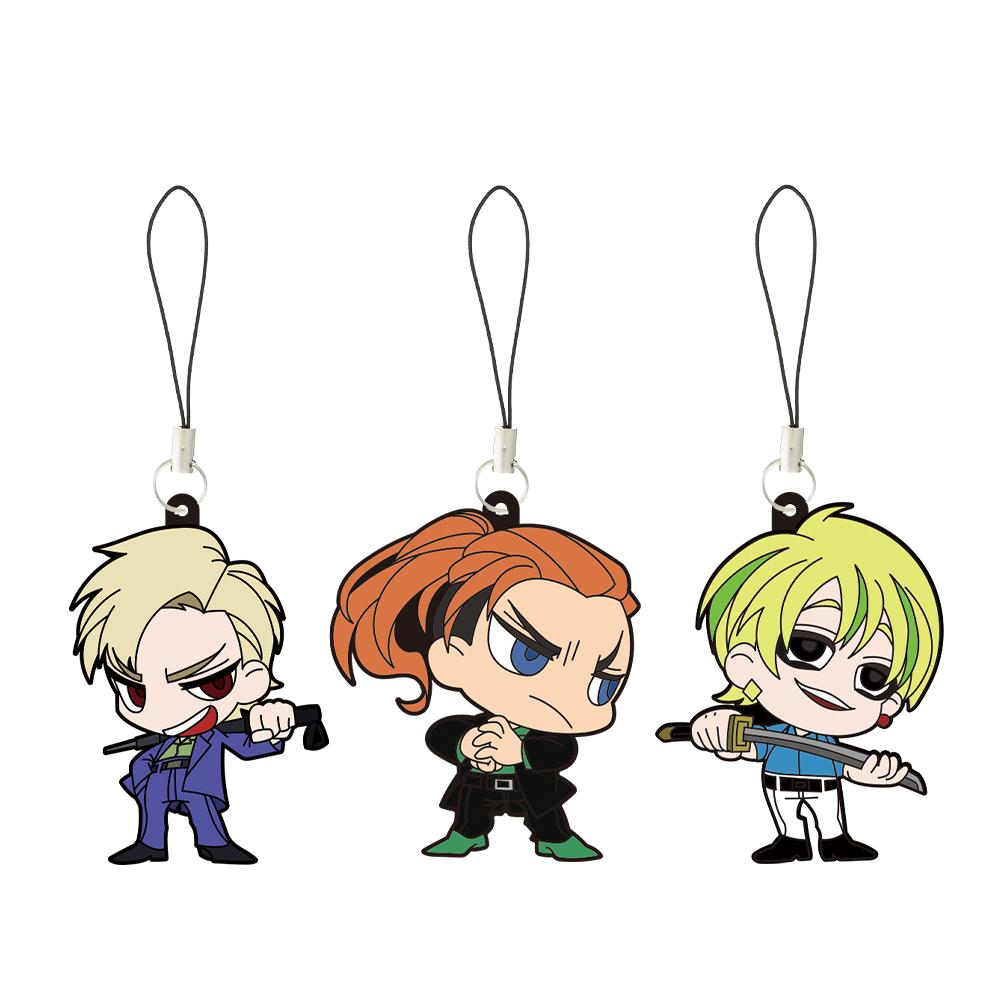 華の天羽組 ストラップ まとめ ヒューマンバグ大学 天羽組 ラバーストラップ 7種コンプリート