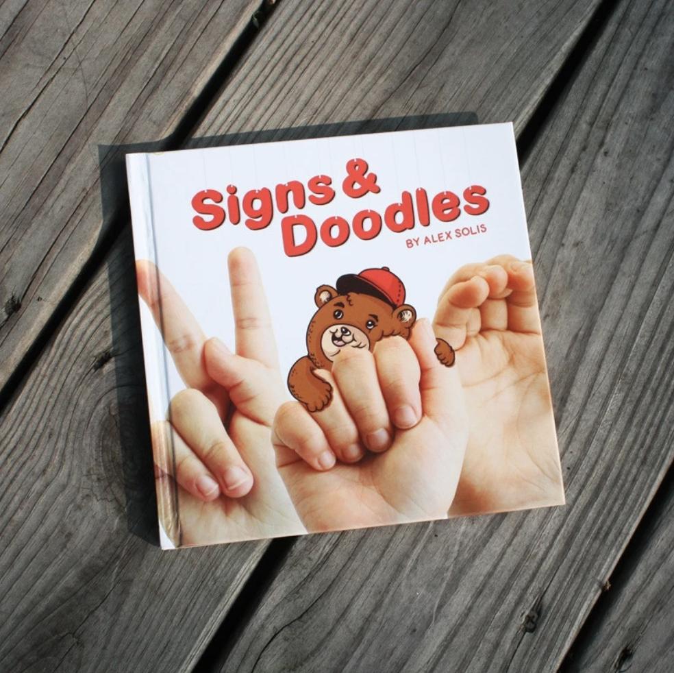 Alex Solis Signs Doodles Book Hunt Tokyo